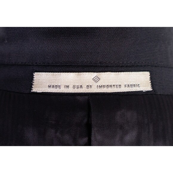 Joseph Abboud 2-Pcs 3 Button Tuxedo Black Jacket Sz 41R Pants 35X30.5 - Picture 14 of 16